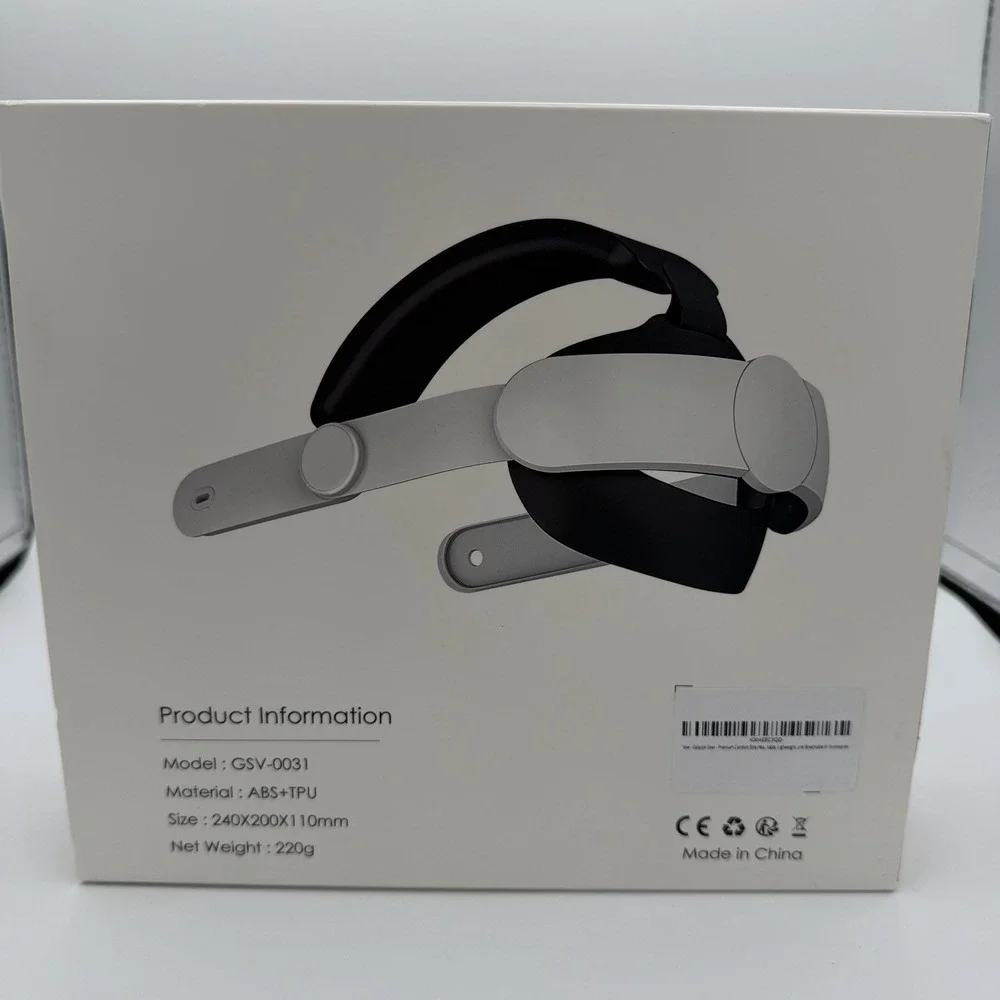 NEW Elite Head Strap for Meta Quest 3 VR, Strap Replacement for Oculus - White